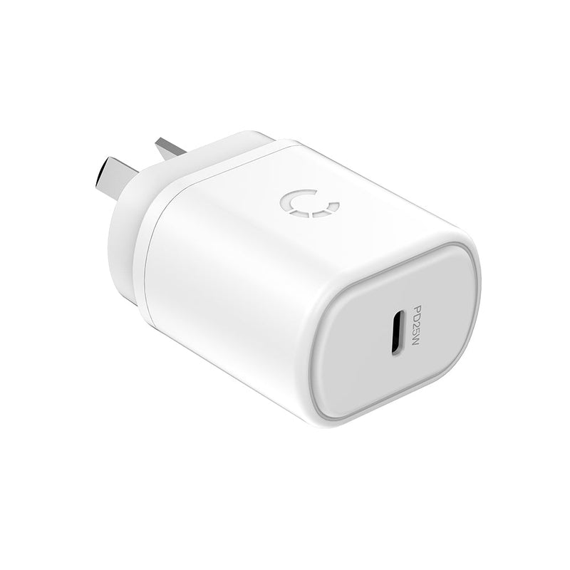 CYGNETT PowerPlus 25W USB-C Wall Charger - White CY3673PDWLCH