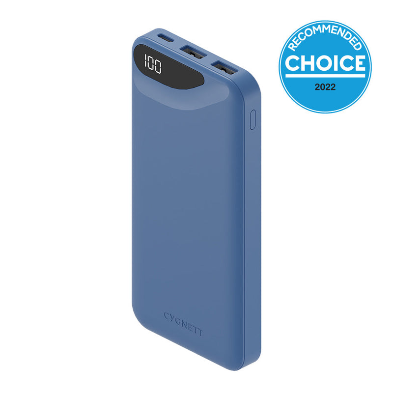 CYGNETT ChargeUp Boost 3rd Generation 10,000 mAh Power Bank - Blue CY4342PBCHE