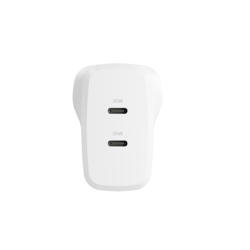 Cygnett Dual Port 35w Wall Charger White CY4774PDWCH