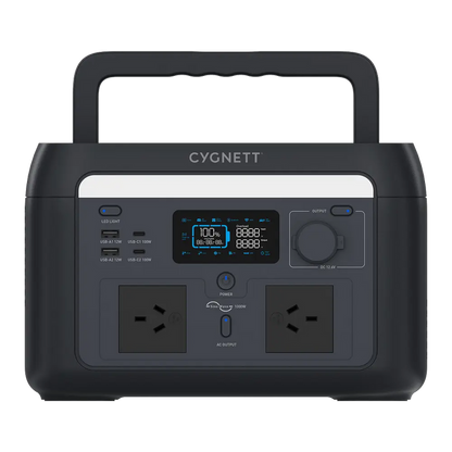 Cygnett Roam 1000w Portable Power Station 614.4wh Black CY5868CYPPS