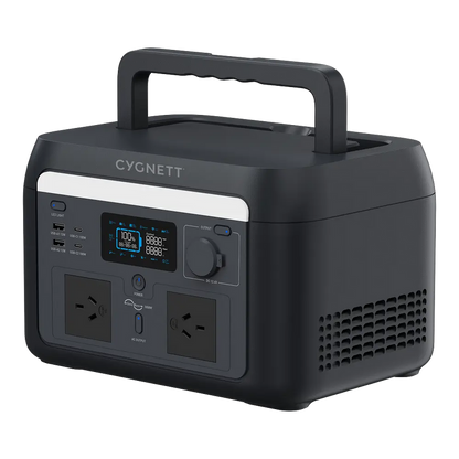 Cygnett Roam 1000w Portable Power Station 614.4wh Black CY5868CYPPS