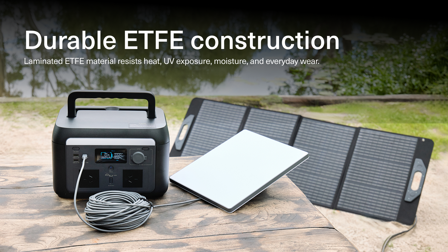 Cygnett Roam 100w ETFE Folding Solar Panel Black CY5870CYFSP