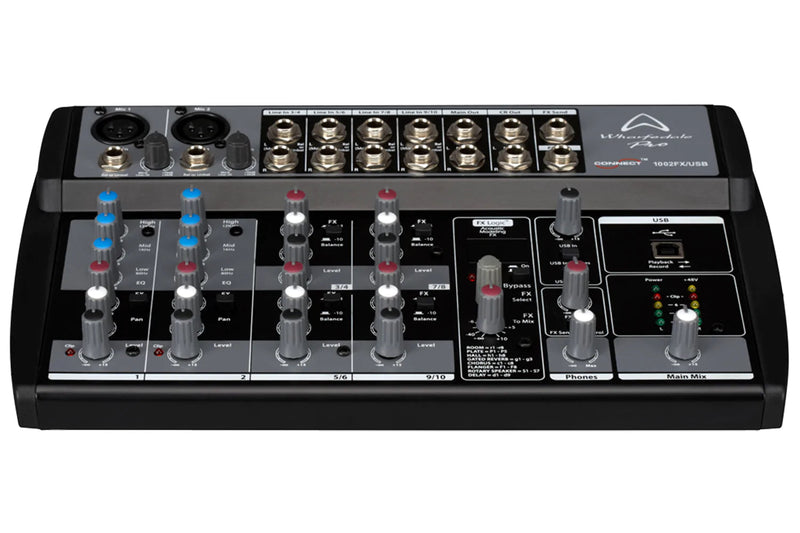 Wharfedale 10 CH Mixer USB CONNECT1002FX