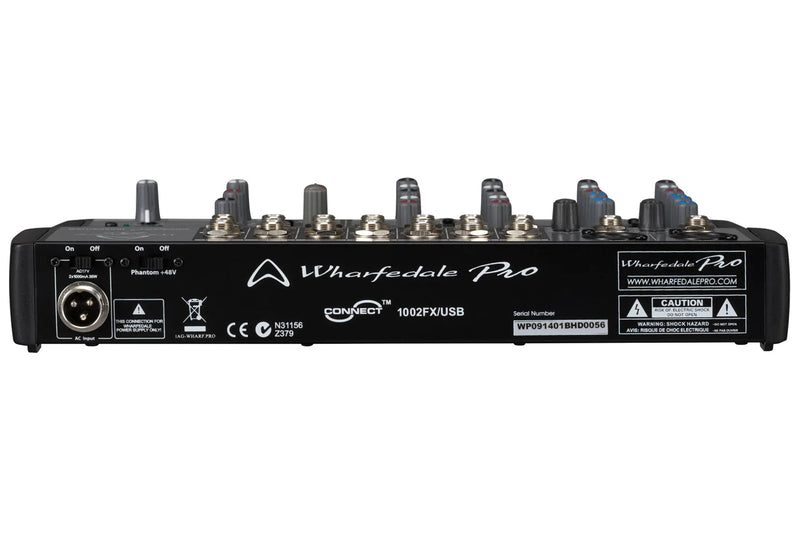 Wharfedale 10 CH Mixer USB CONNECT1002FX