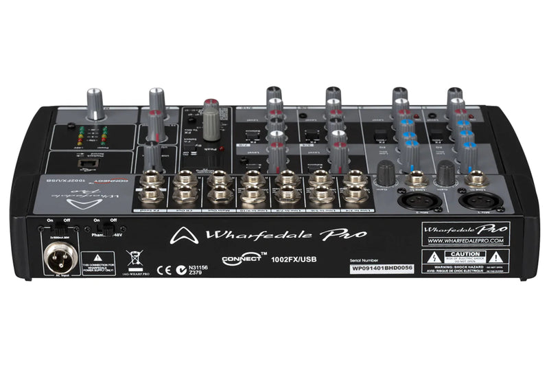 Wharfedale 10 CH Mixer USB CONNECT1002FX