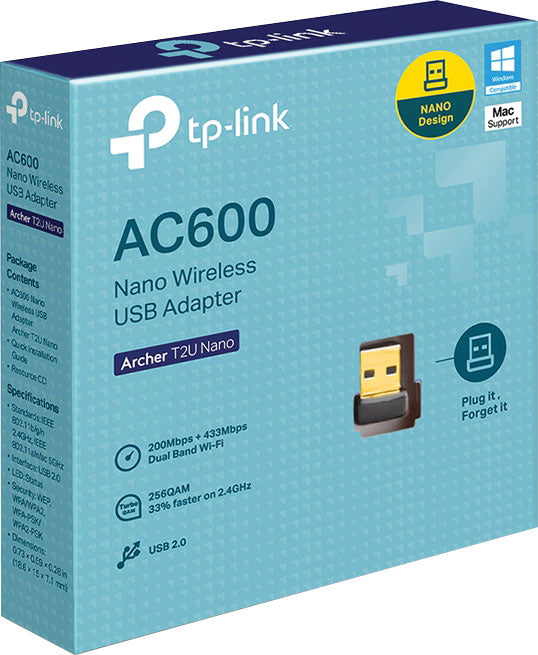 Networking AC600 Nano Wireless USB WiFi Adapter D0347