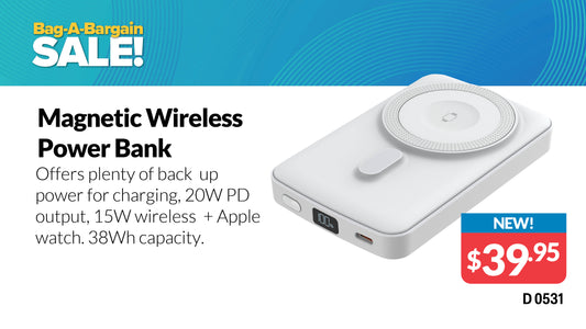 Power Bank Magsafe Compatible Qi Wireless 10000mah D0531
