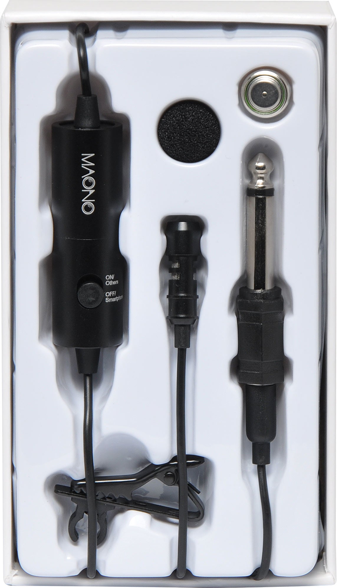 Microphones Maono AU-100 Lapel Presenters Electret Microphone 3.5mm D0984