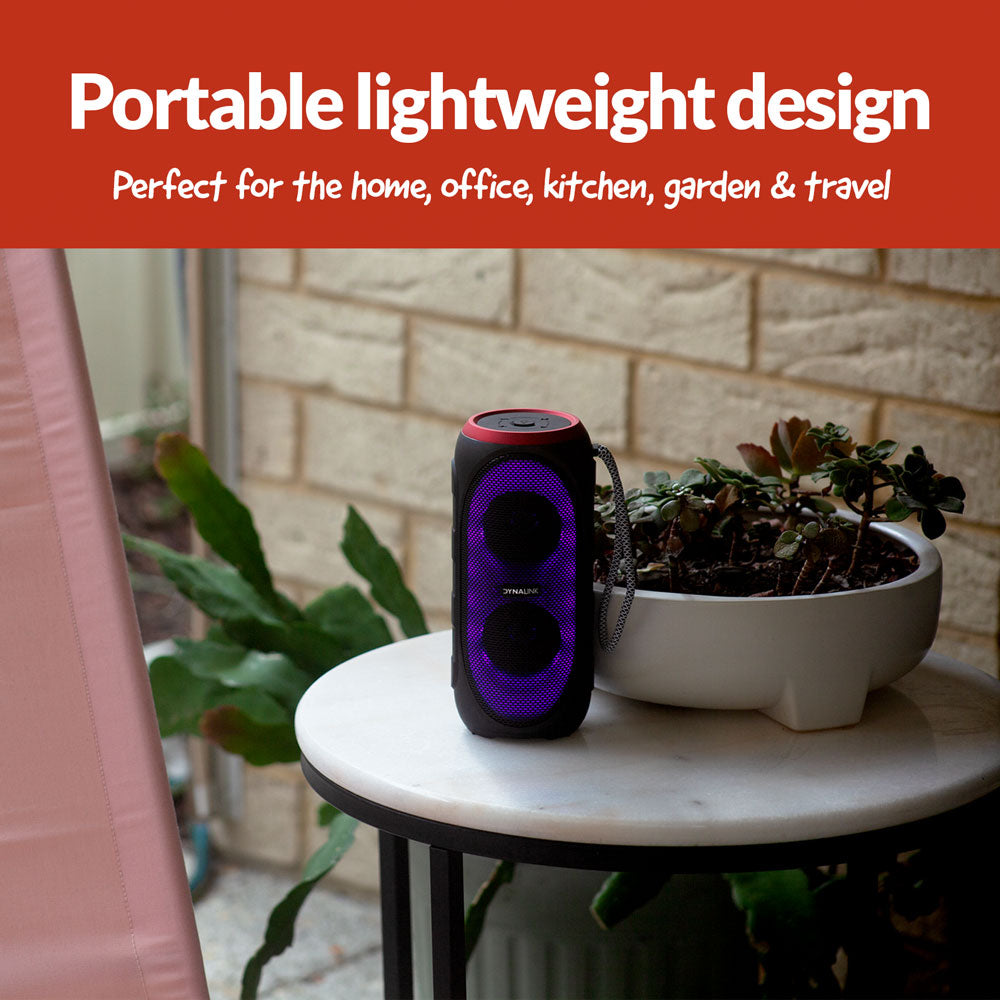 Speaker Bluetooth Portable 10W RGB LED D2045
