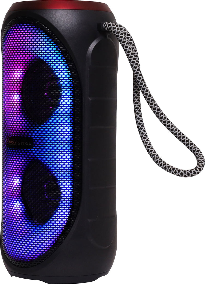 Speaker Bluetooth Portable 10W RGB LED D2045