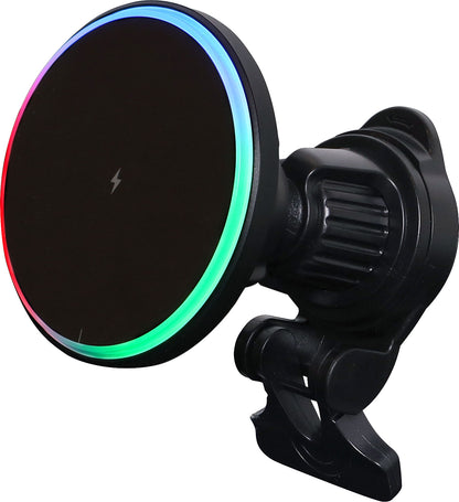 Phone Holder Qi Wireless 15w Magnetic Phone Car Mount D2201