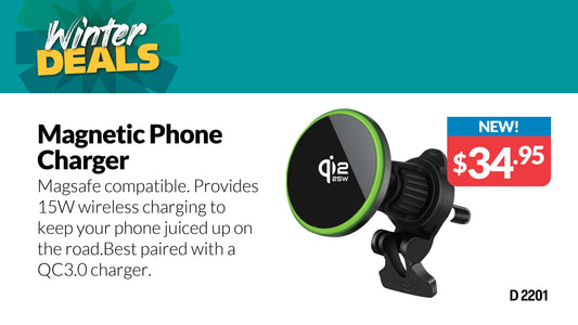 Phone Holder Qi Wireless 15w Magnetic Phone Car Mount D2201