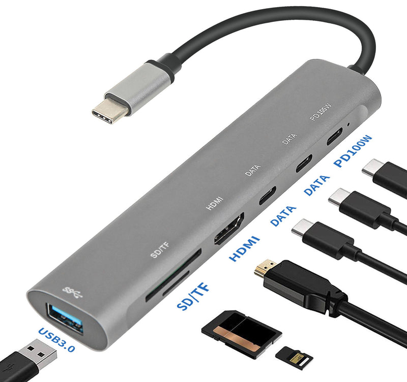 USB 3.2 Type C 9 In 1 Multi Hub D2359C