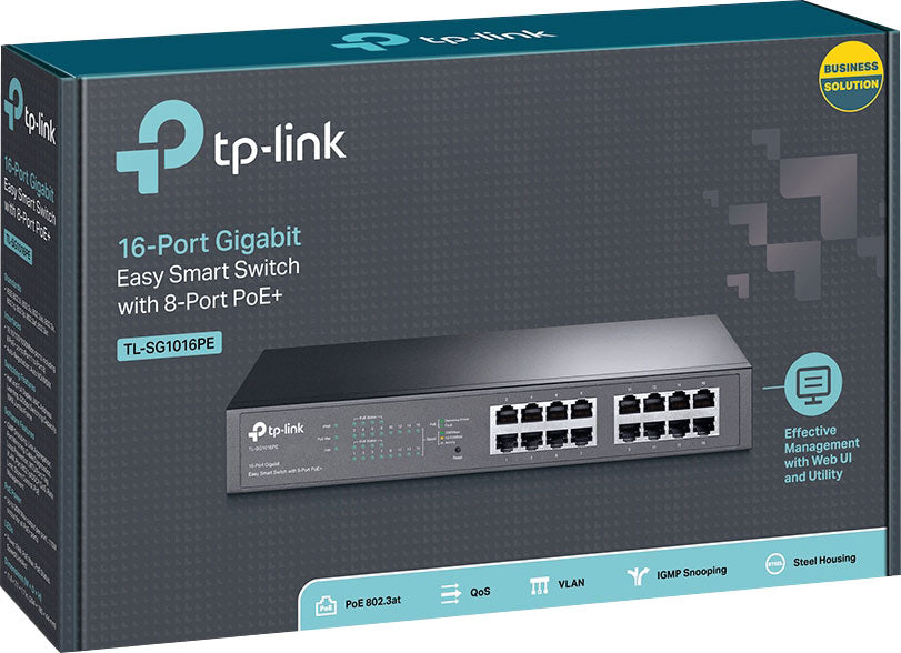 Networking TL-SG1016PE 16 Port Gigabit PoE Switch D4206