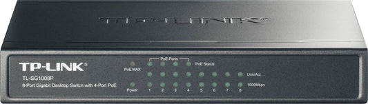 Networking TL-SG1008P 8 Port Gigabit PoE Switch D4212