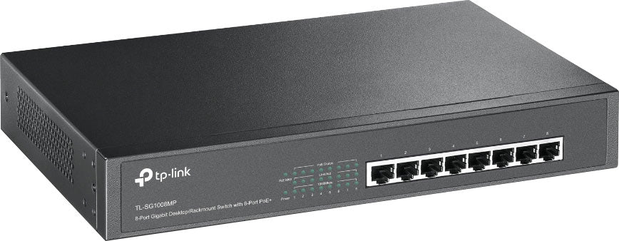 Networking TL-SG1008MP 8-Port PoE+ Gigabit Desktop/Rackmount Switch D4213A