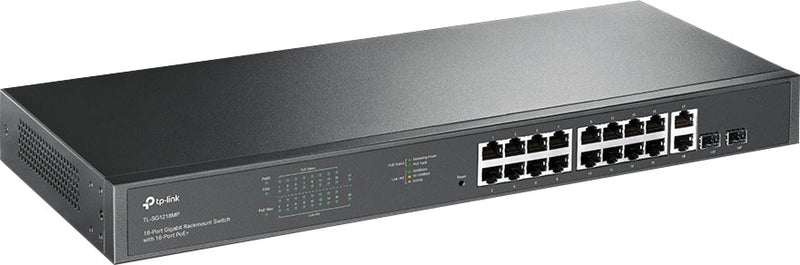 Rackmount Switch 18-Port Gigabit with 16 PoE+ D4214