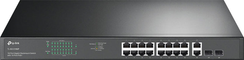 Rackmount Switch 18-Port Gigabit with 16 PoE+ D4214