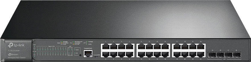 Networking TL-SG3428MP JetStream 28-Port Gigabit Managed Switch with 24-Port PoE+ D4215