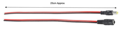 Dc Male & Female Connectors, 5.5x2.1mm Jack Cable YK188824