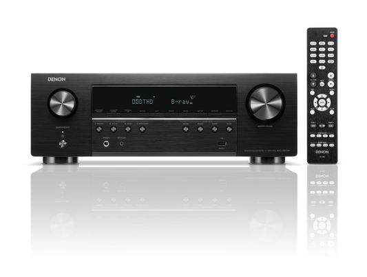 Denon AVC-S670H Cinema Amplifier 5.2 Ch. 75W 8K AV Receiver with HEOS® AVC-S670H