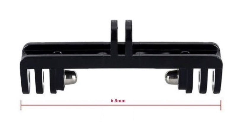 Qudos Dual Mount Bracket for Action Camera and Bike Light  GOPROQMT1