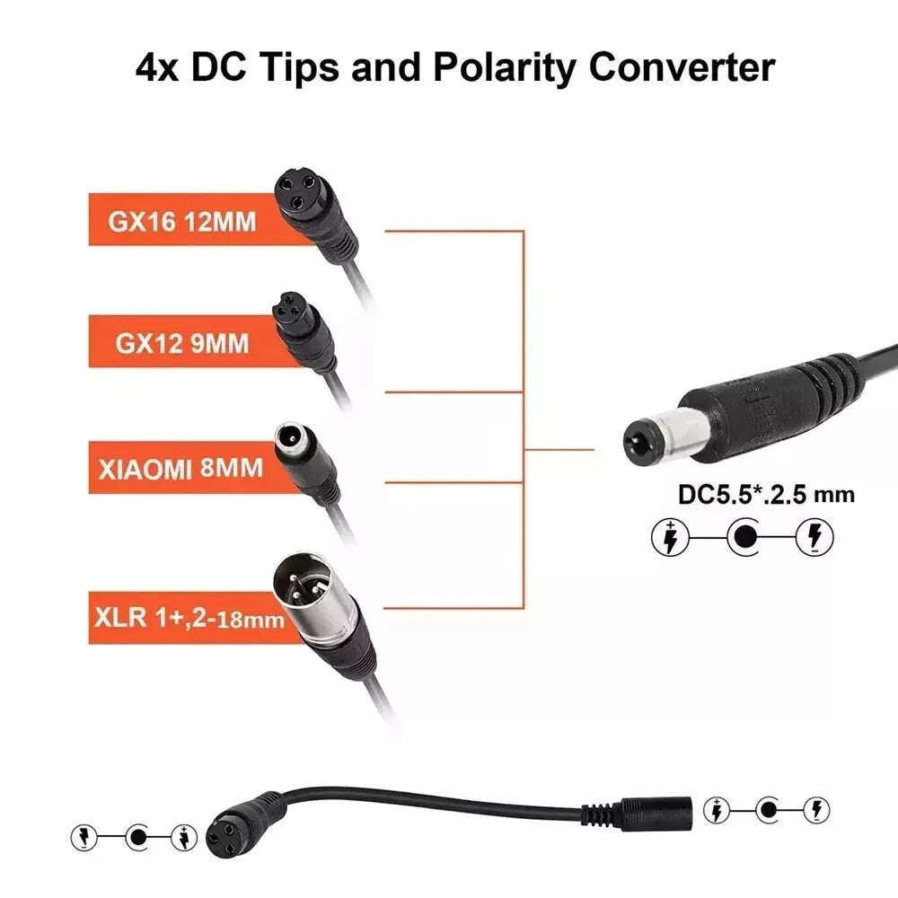 Mains Battery Charger E-scooters/Bikes 54.6v 2a 5 In 1 397602146513