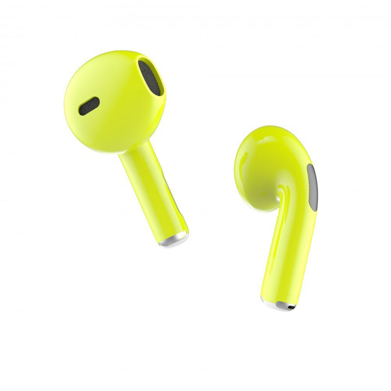 Laser Tws Earphones Glow In Dark Yellow EPS-KTWSGO-YL