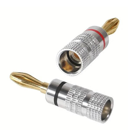 Nakamichi Banana Plug 24k Gold Plated Screw Black EQ1546557B