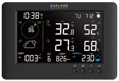 Explore Scientific Weather Station Wi Fi 7 In 1 Sensor WSX3000