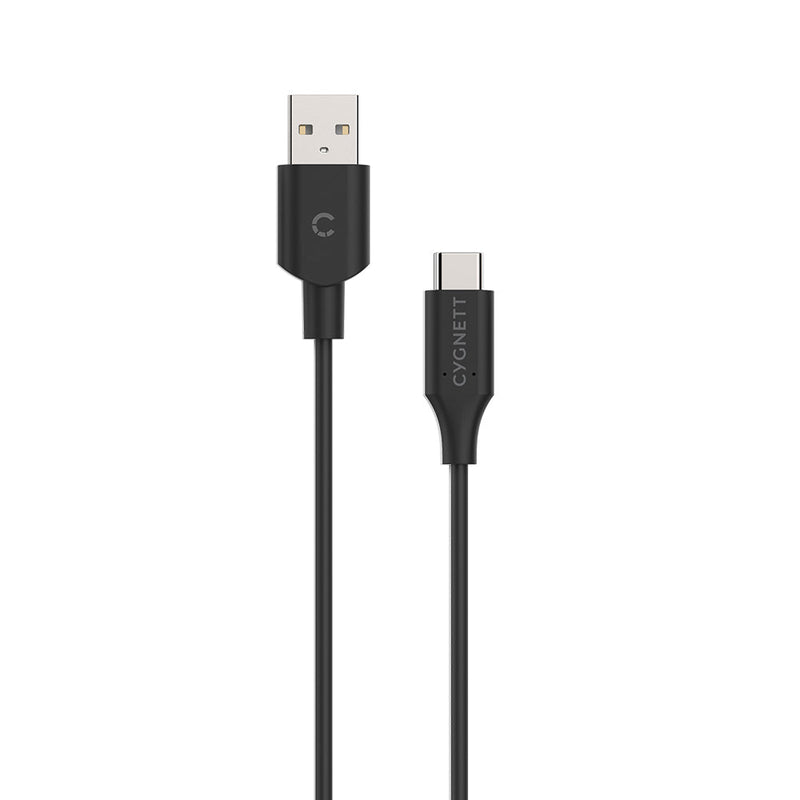 CYGNETT Essentials USB-C 2.0 to USB-A Cable - Black 1m CY2728PCUSA