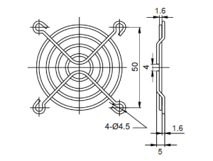 Metal Fan Guard 60mm F1042