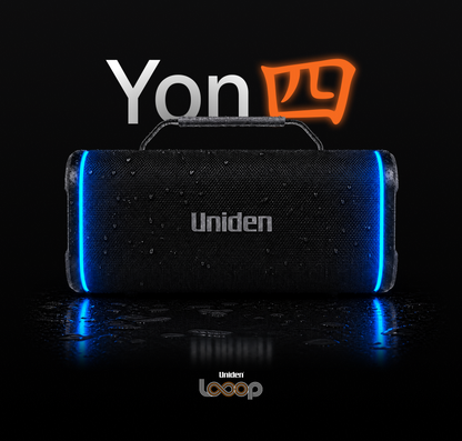 Uniden Portable Bluetooth Speaker 100w Ip67 12 Hours LOOOPYON