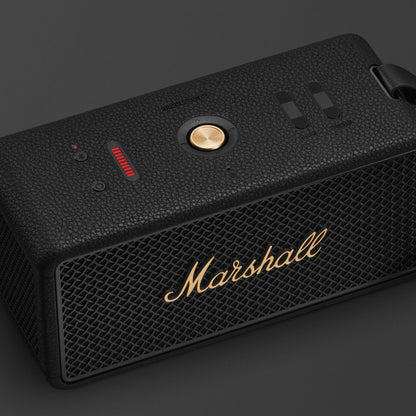 Marshall Middleton Ii Bluetooth Speaker 30+ Hours Play Black & Brass 255488