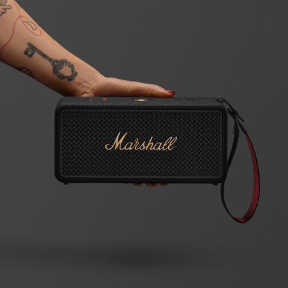 Marshall Middleton Ii Bluetooth Speaker 30+ Hours Play Black & Brass 255488