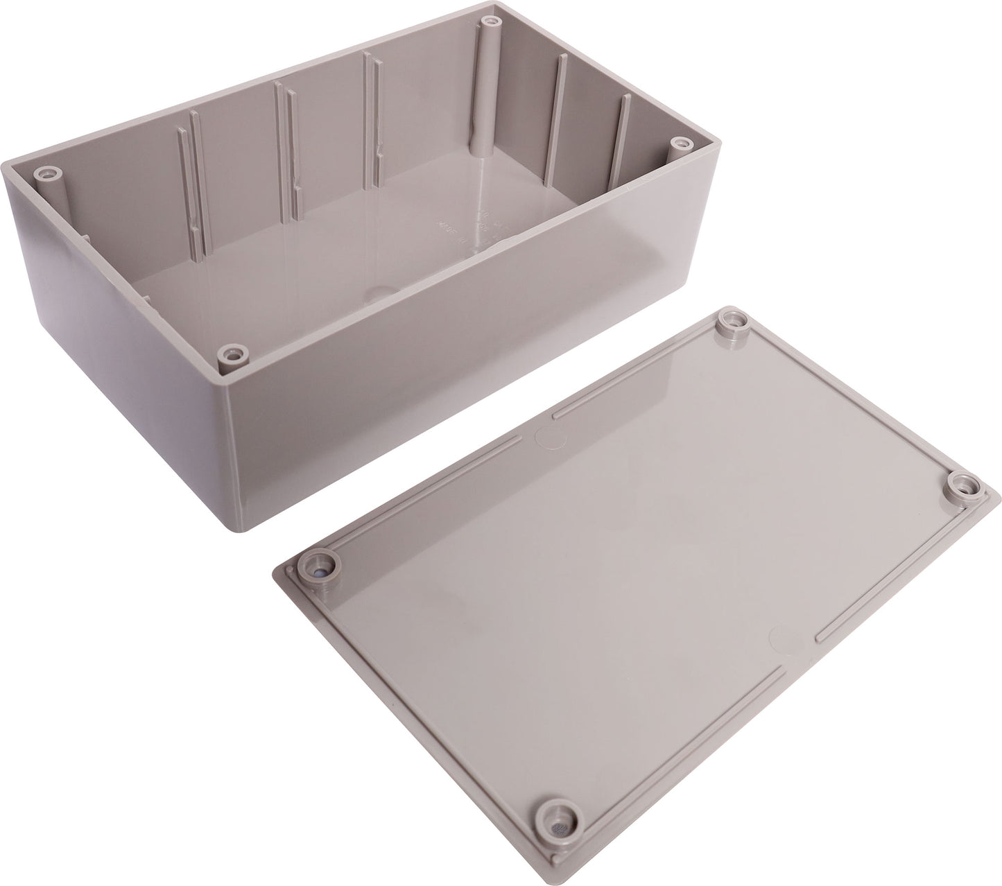 Enclosures & Boxes UB1 (157Lx95Wx53Hmm) ABS Jiffy Box Grey H0151