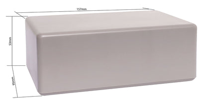 Enclosures & Boxes UB1 (157Lx95Wx53Hmm) ABS Jiffy Box Grey H0151