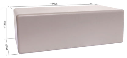 Enclosures & Boxes UB2 (197Lx112Wx63Hmm) ABS Jiffy Box Grey H0152