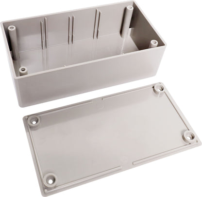 Enclosures & Boxes UB3 (130Lx67Wx43Hmm) ABS Jiffy Box Grey H0153