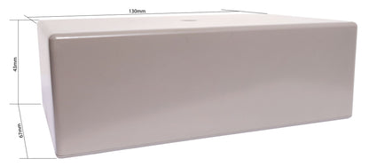 Enclosures & Boxes UB3 (130Lx67Wx43Hmm) ABS Jiffy Box Grey H0153