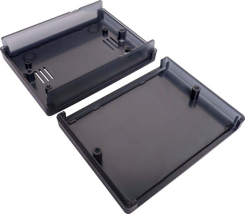 Enclosures & Boxes 105x80x25mm ABS Translucent Black Case H0190