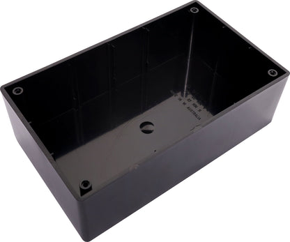 Enclosures & Boxes UB1 (157Lx95Wx53Hmm) ABS Jiffy Box Black H0201
