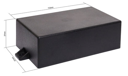 Enclosures & Boxes 112Lx67Wx37Hmm ABS Flange Mount Box H0211A