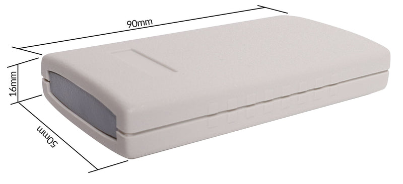 Enclosures & Boxes 90x50x16mm ABS Light Grey Instrument Case H0212