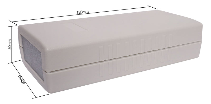 Enclosures & Boxes120x60x30mm ABS Light Grey Instrument Case H0216