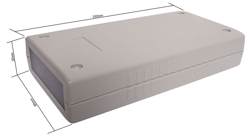 Enclosures & Boxes 150x80x30mm ABS Light Grey Instrument Case H0218