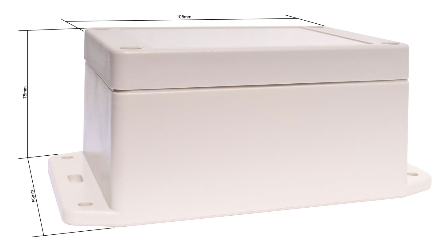 Enclosures & Boxes 105x75x55mm IP65 Sealed ABS Flange Mount Enclosure H0303F