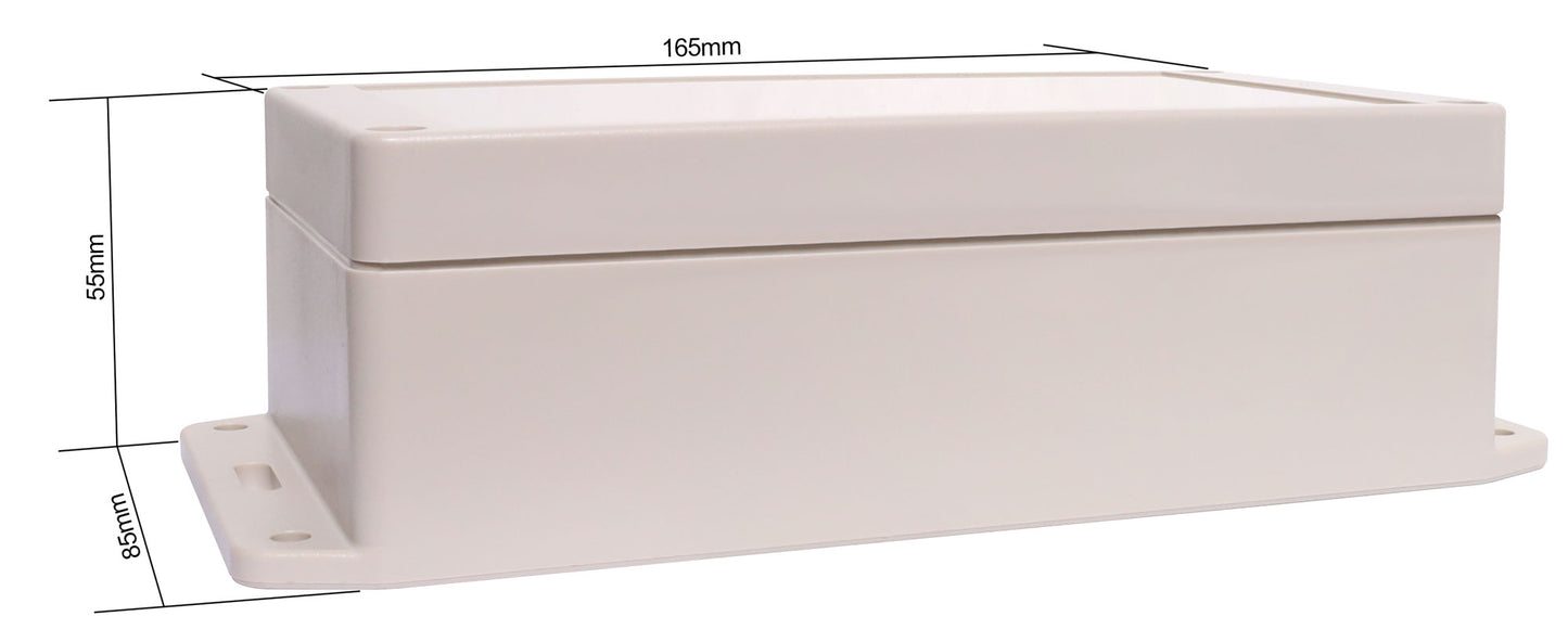 Enclosures & Boxes 165x85x55mm IP65 Sealed ABS Flange Mount Enclosure H0306F