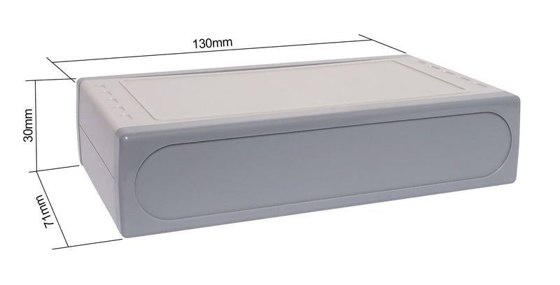 Enclosures & Boxes 71x130x30mm ABS Grey Instrument Case H0376