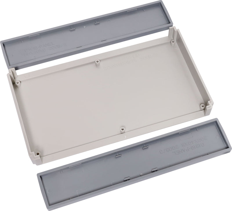 Enclosures & Boxes 114x200x40mm ABS Grey Instrument Case H0378